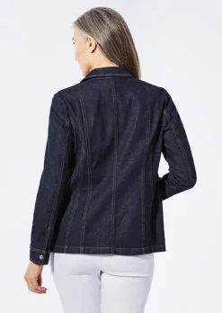 Veste en jean aux détails sport