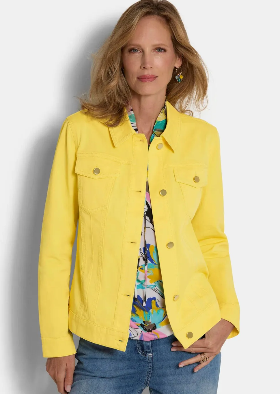 Veste en jean cintrée