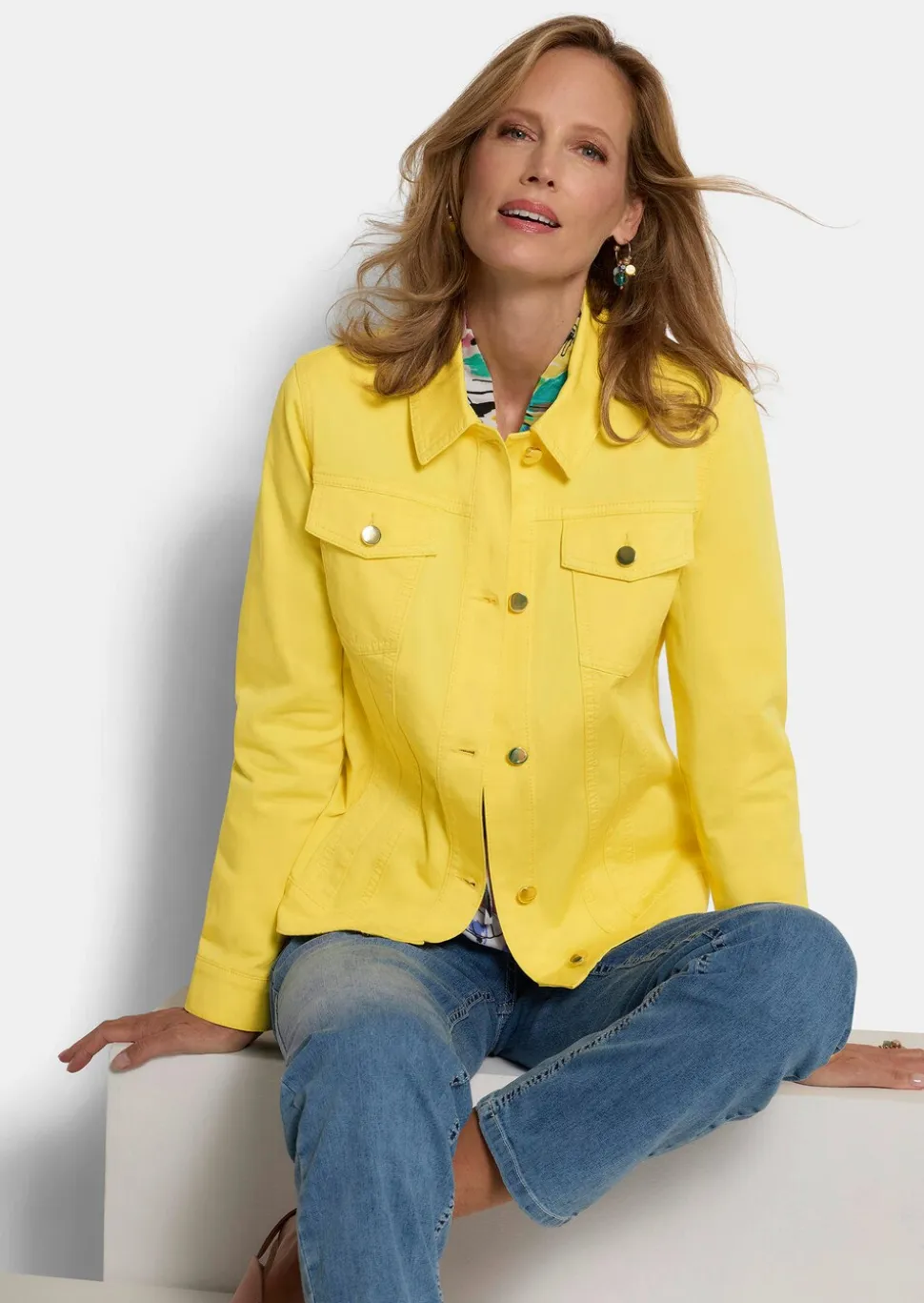 Veste en jean cintrée