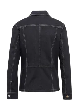 Veste en jean intemporelle agrémentée de détails séduisants
