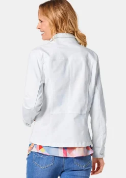 Veste en jean intemporelle agrémentée de détails séduisants