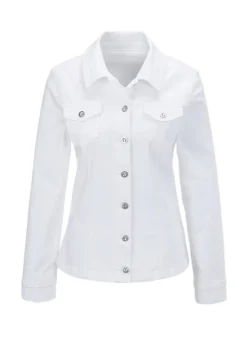 Veste en jean intemporelle agrémentée de détails séduisants