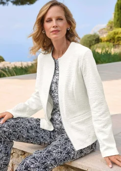 Veste en jersey élégante, confectionnée en coton