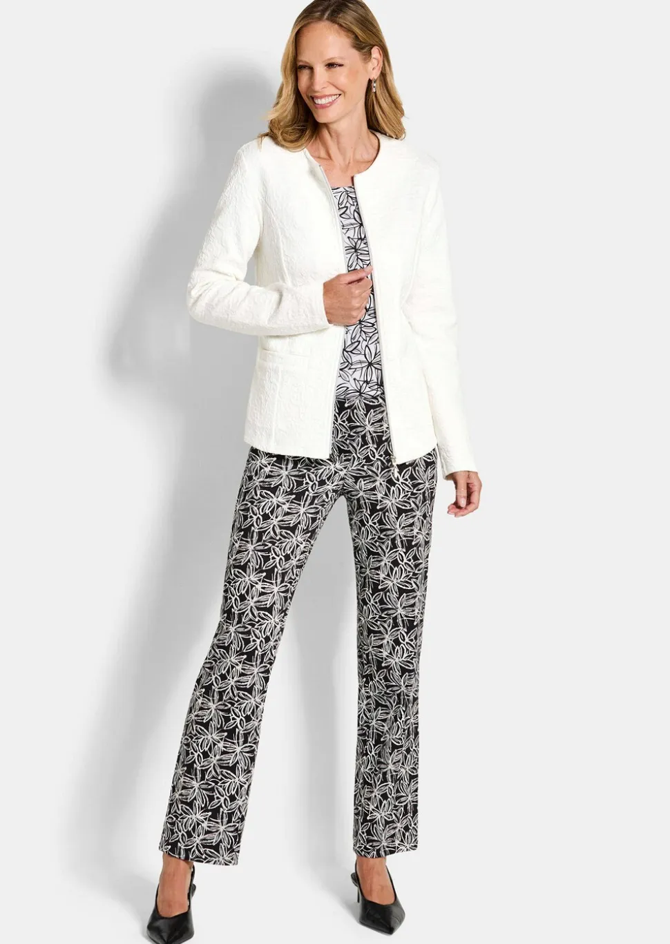 Veste en jersey élégante, confectionnée en coton