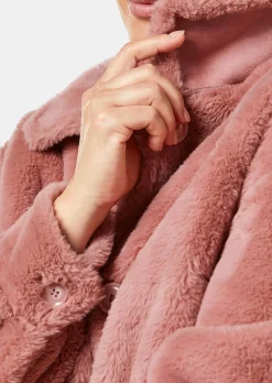 Veste en tissu fourrure
