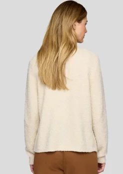 Veste en tricot aspect bouclette