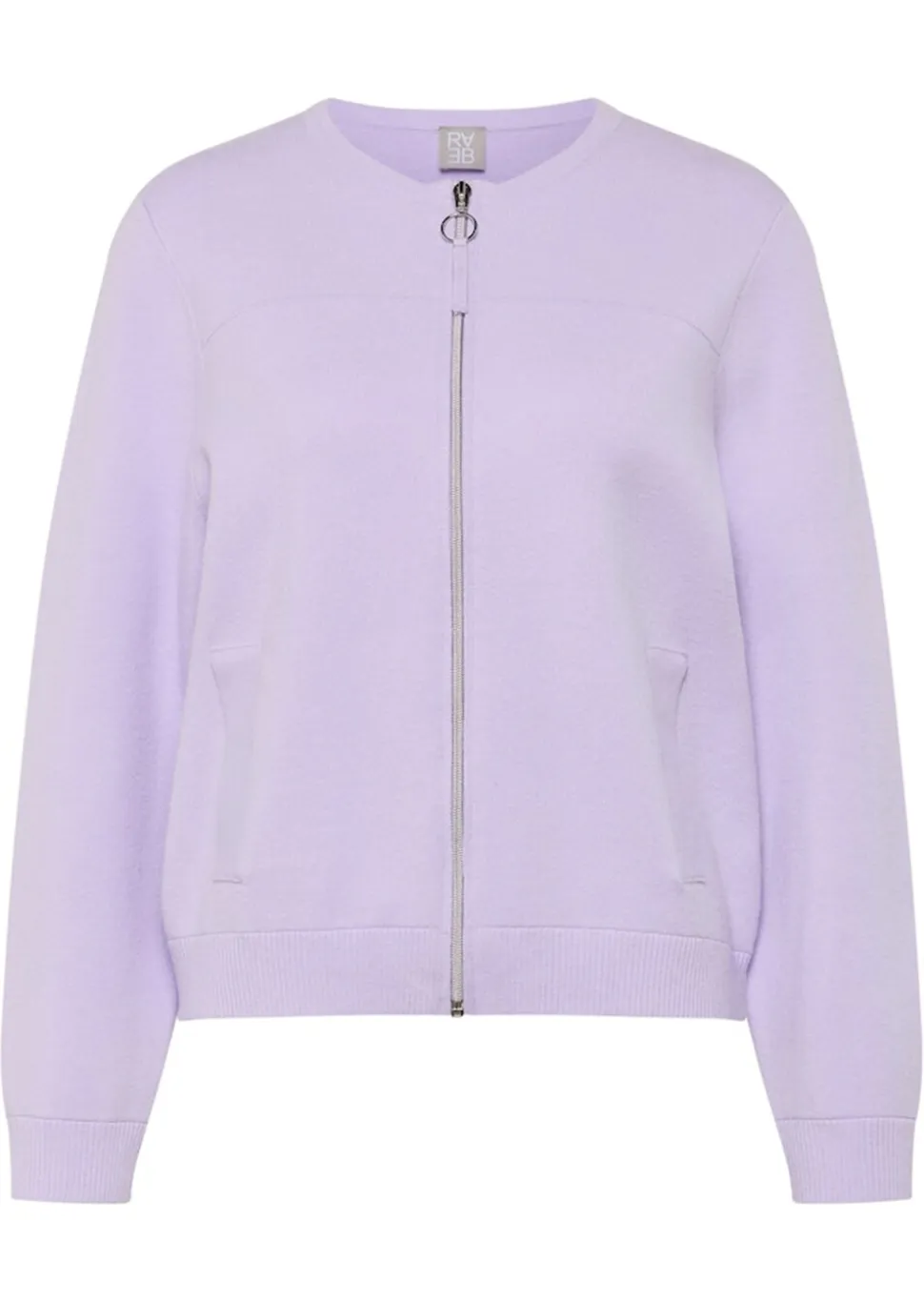 Veste en tricot avec fermeture zippée