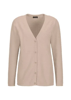 Veste en tricot avec motif à pois