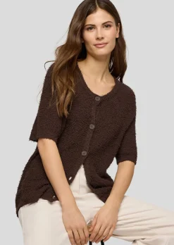 Veste en tricot, avec teneur élevée en coton