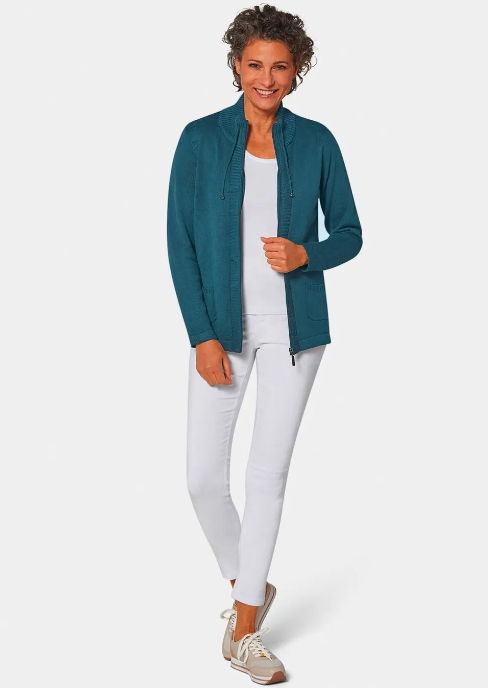 Veste en tricot décontractée