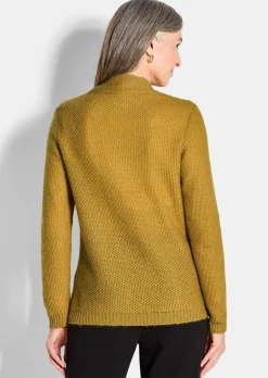 Veste en tricot doux, façon cardigan