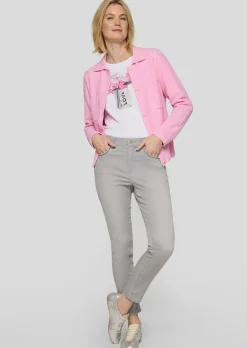 Veste en tricot, façon chemisier