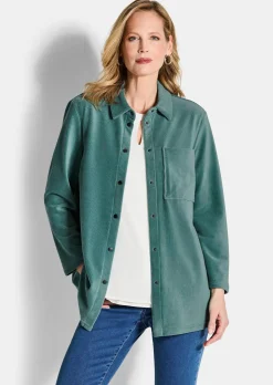 Veste en velours finement côtelé