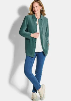 Veste en velours finement côtelé