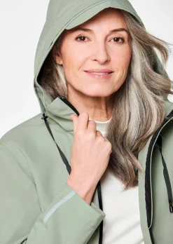 Veste imperméable avec éléments réfléchisseurs
