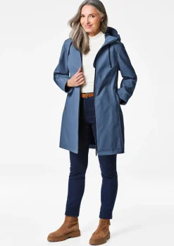 Veste imperméable avec éléments réfléchisseurs