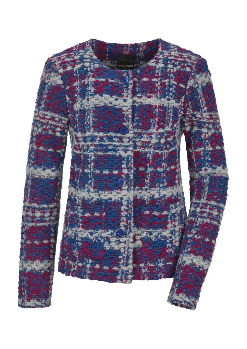 Veste Jacquard en jersey structuré