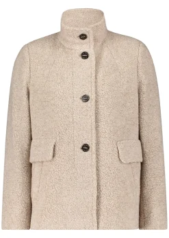 Veste laineuse, aspect peluche