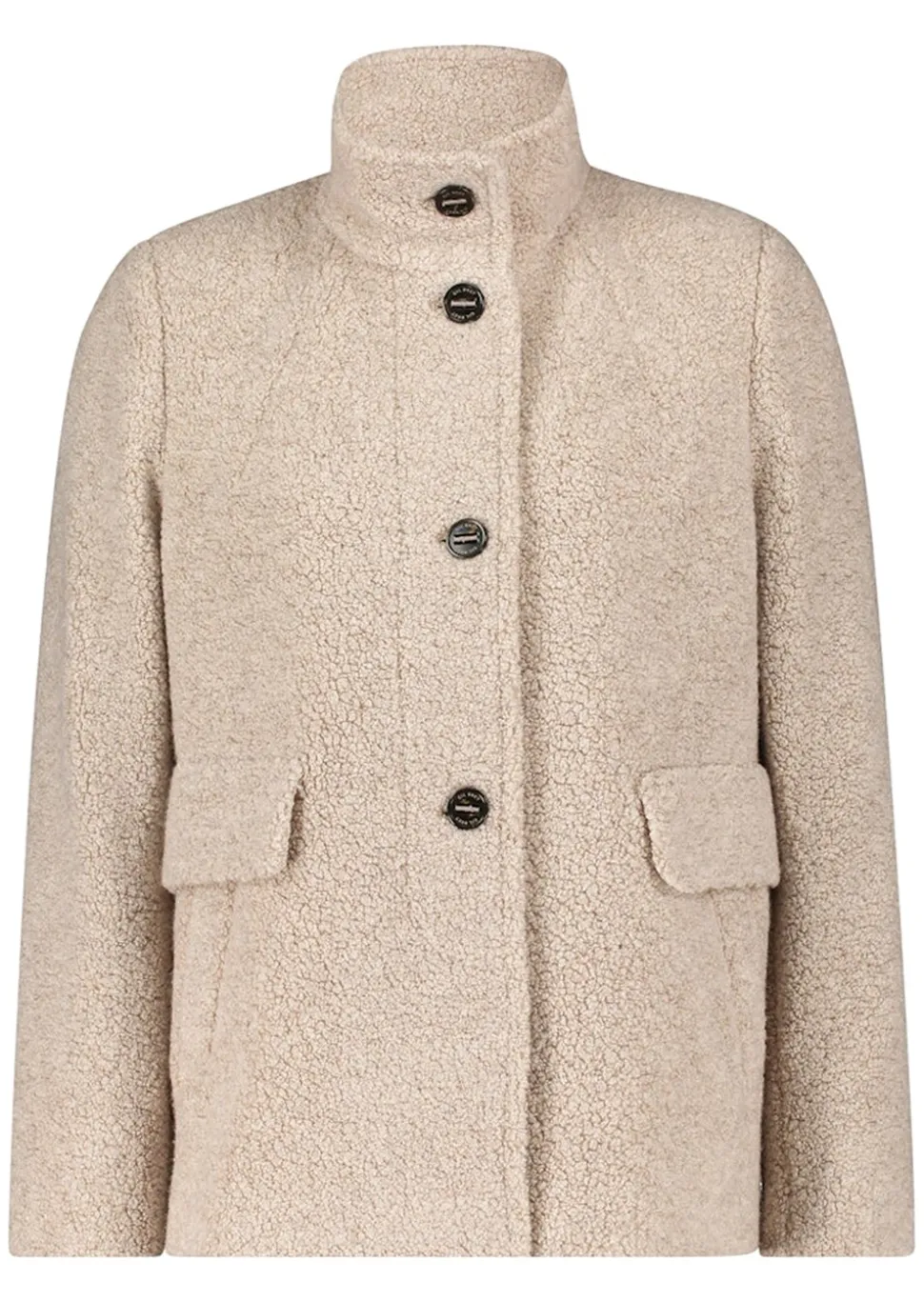 Veste laineuse, aspect peluche