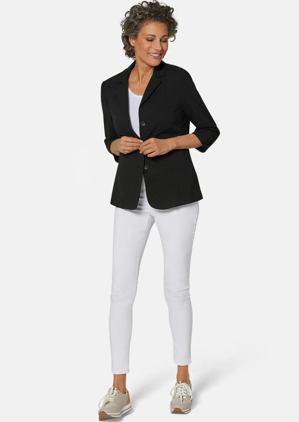 Veste légère en tissu seersucker