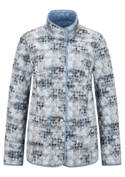 Veste légère réversible avec surpiqûres en losange