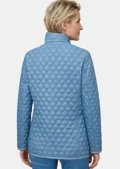 Veste légère réversible avec surpiqûres en losange