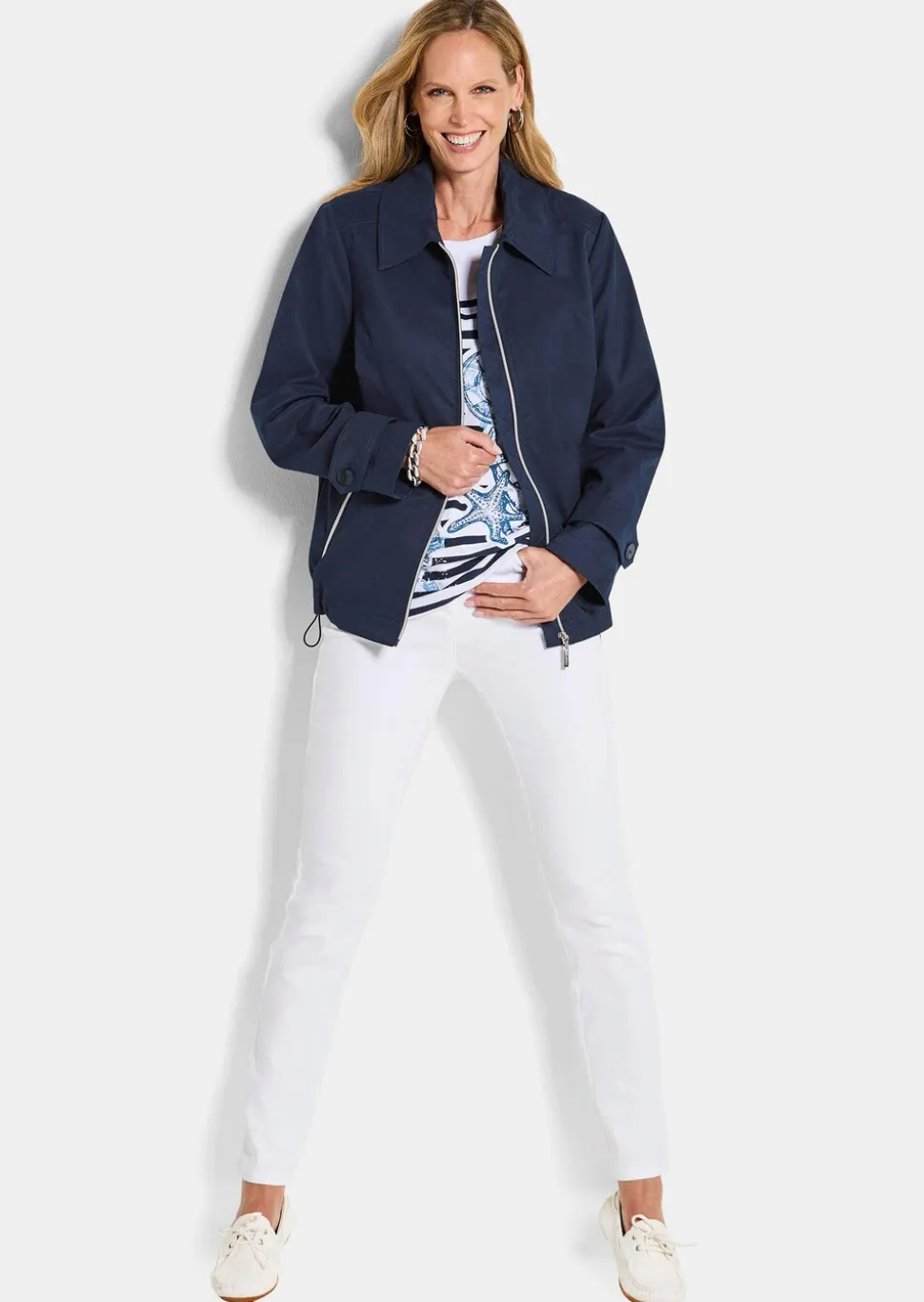 Veste légère, style blouson