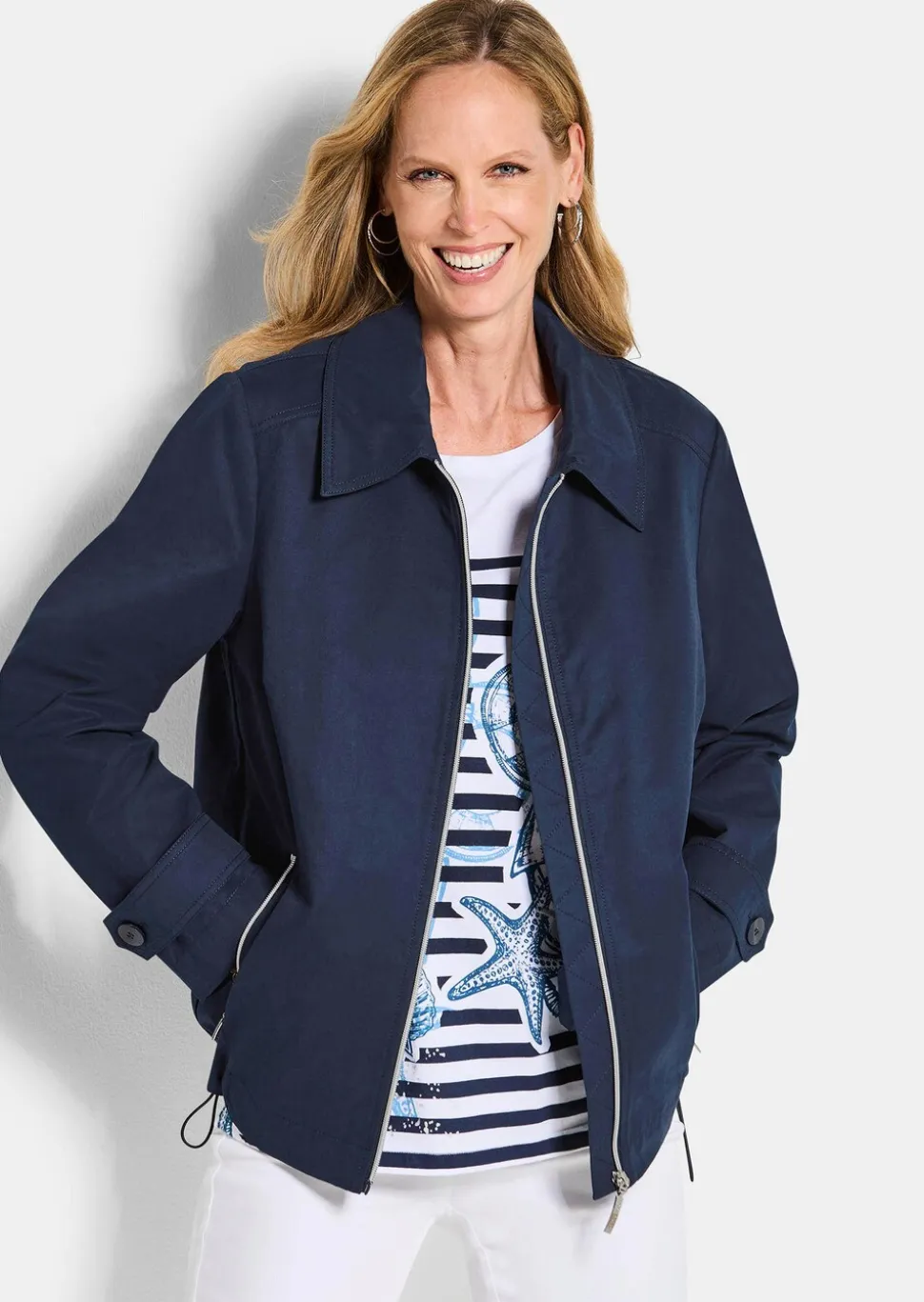 Veste légère, style blouson