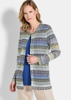 Veste longue, aspect dentelle
