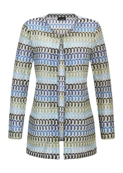 Veste longue, aspect dentelle