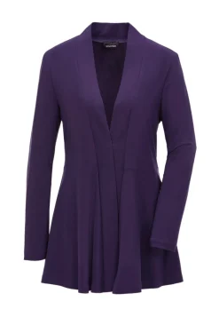 Veste longue en jersey