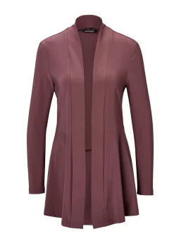 Veste longue en jersey