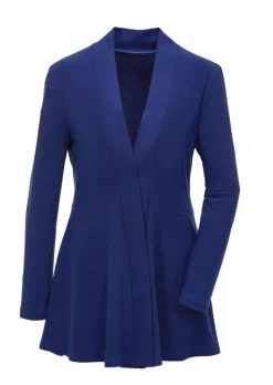 Veste longue en jersey