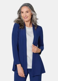 Veste longue en jersey