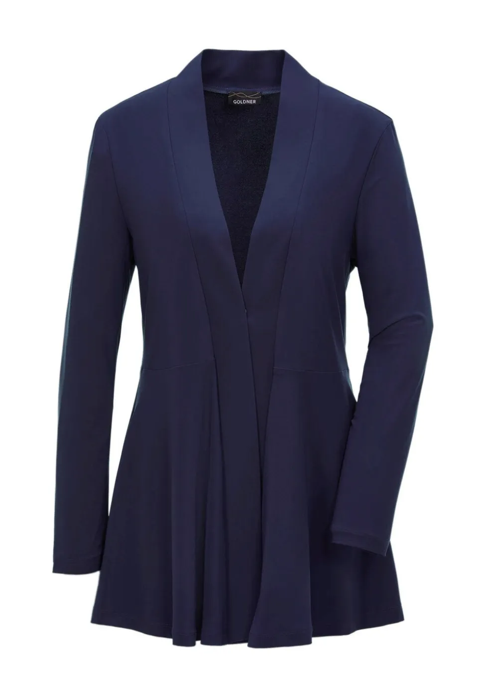 Veste longue en jersey