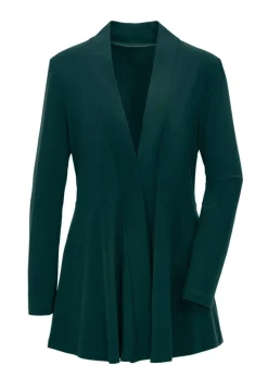 Veste longue en jersey