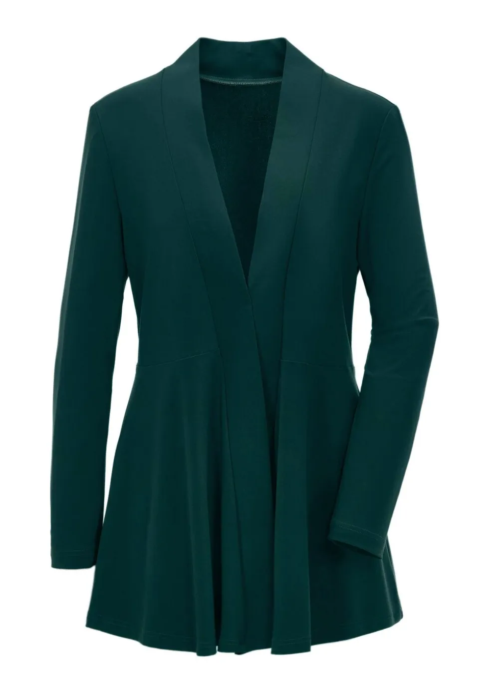 Veste longue en jersey