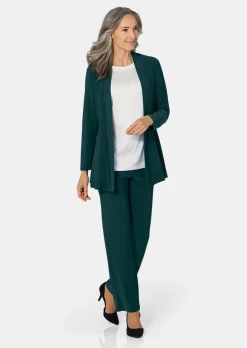 Veste longue en jersey