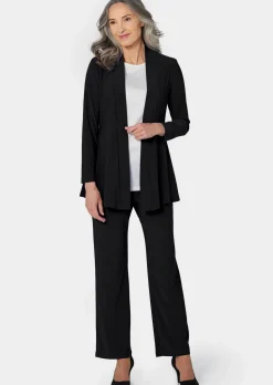 Veste longue en jersey