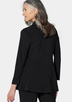 Veste longue en jersey