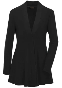 Veste longue en jersey