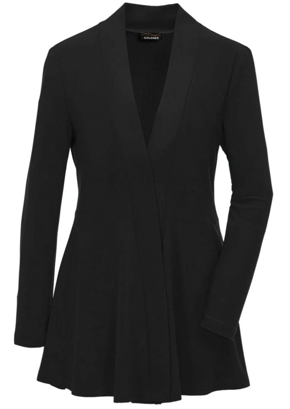 Veste longue en jersey