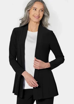 Veste longue en jersey