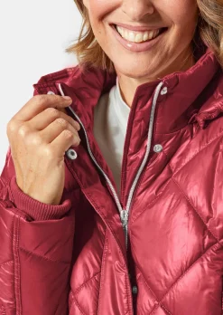 Veste longue matelassée doublée