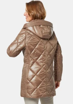 Veste longue matelassée doublée
