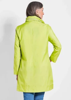 Veste longue ultra-légère avec capuche invisible