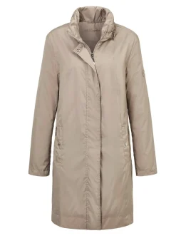 Veste longue ultra-légère avec capuche invisible