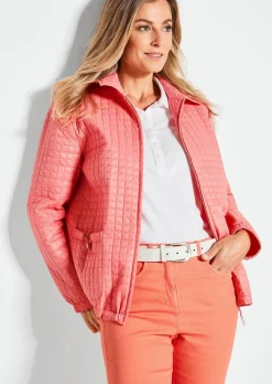 Veste matelassée au motif gaufré