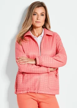 Veste matelassée au motif gaufré