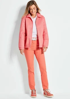 Veste matelassée au motif gaufré